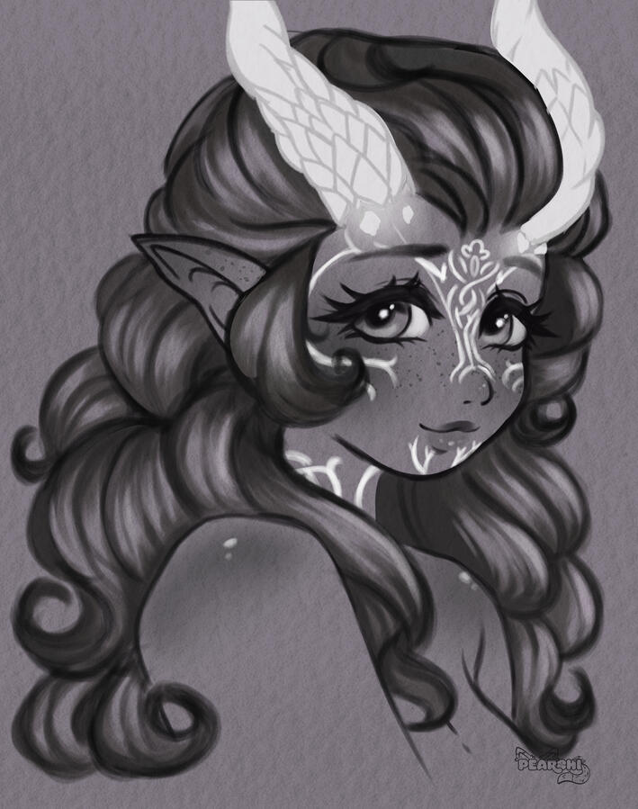 Monochrome Bust